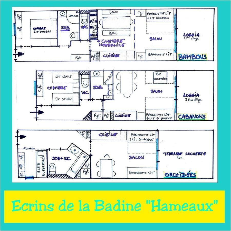 Les Ecrins De La Badine - Hameaux Apartment อิแยร์ ภายนอก รูปภาพ